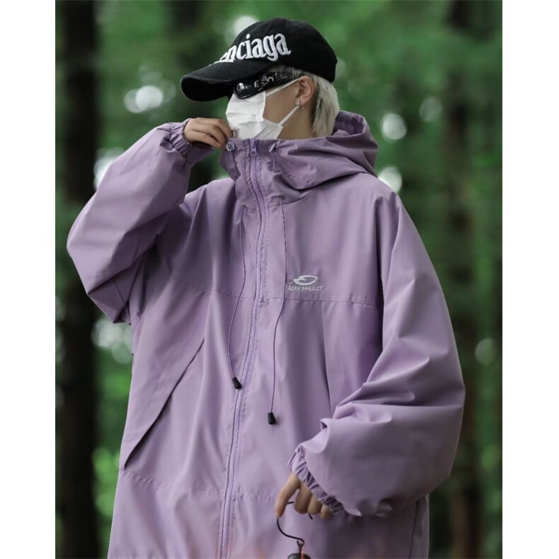 vintage冲锋衣男款2023新款山系户外防水登山服外套春秋W9270,男装夹克,星座1116A-1（原606A）