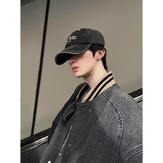 美式复古宽松水洗牛仔外套短款棒球服夹克休闲百搭夹克HH8348P80，男装工装外套，星座1013-5