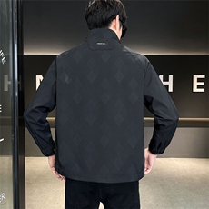 店主风2025秋季新款立领外套男装休闲夹克C317-J6615-P110，男装夹克，电商C317