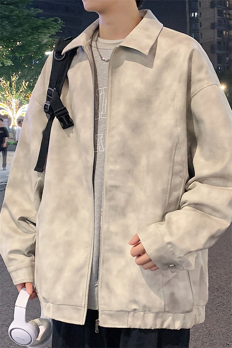 男士帅气皮衣美式机能飞行外套,男装皮衣,星座1206-1（原A206-1）