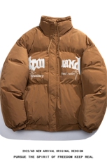 白底23冬季时尚百搭印花情侣潮流加厚羽绒服外套YR224P195控258，男装羽绒服，电商A247