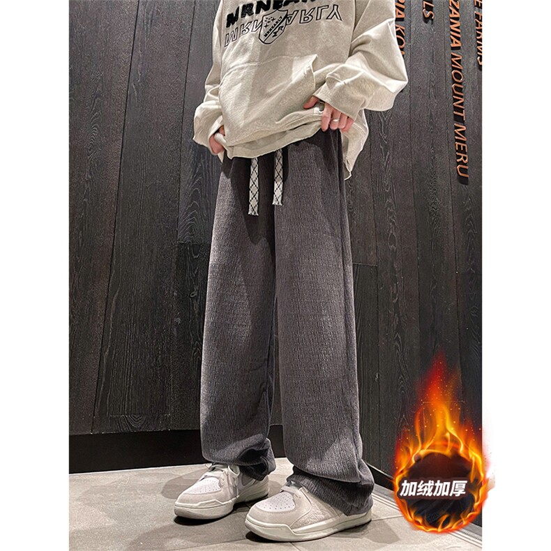 简约美式复古风休闲版型ins长裤K238P55不加绒K238JR加绒P65,男装休闲裤,电商A102B