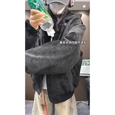 现货高品质美式冬季重磅座山雕大毛毛领pu皮棉衣男女加厚外套，男装皮衣，电商A486-1