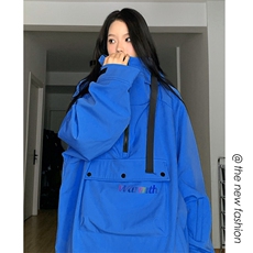 冬季连帽套头中性滑雪衣保暖加绒加厚防水滑雪服棉衣外套M25-P175，男装棉衣，电商A001