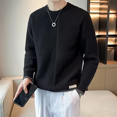 毛衣男士秋冬季新款内搭打底衫圆领套头毛线衣针织衫外套MY05，男装针织衫/毛衣，星座1116A-2（原606A-1）