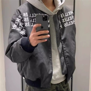 美式机车皮衣男女2026新款春季新款复古pu夹克潮牌情侣休闲外套图片