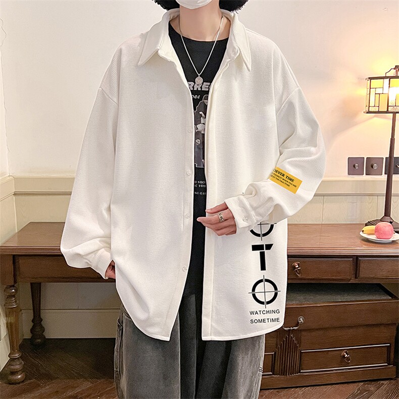 控58加厚加绒衬衫男大码长袖衬衣男外套HC79114-P38加绒款-P48,男装衬衫,电商A040