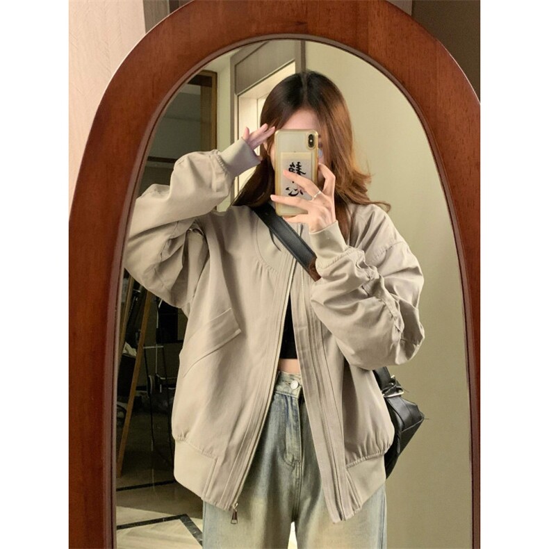 【有货】cleanfit棒球服外套高级感痞帅飞行员夹克JH8820LL-P58,男装夹克,星座1007（原301D）