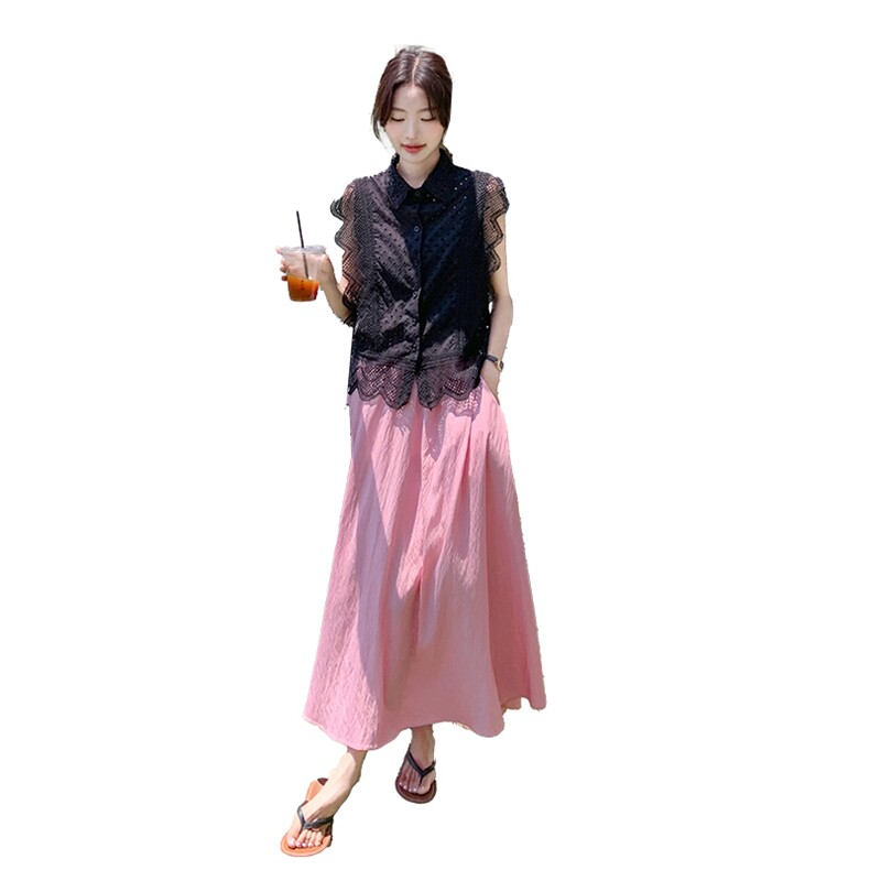 设计感搭配一整套减龄时尚穿搭套装裙两件套2938P145K218,女装套装/套裙,2C029
