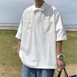 T328-P30夏季新款宽松polo短袖图片