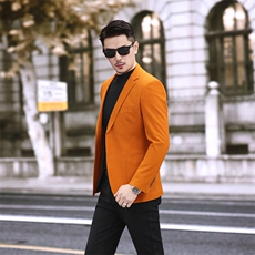 春季新款便西男士格子西装休闲西服外套7817P145225，男装西服套装，电商D225-1