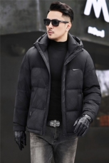 2025新款冬季短款90绒子白鸭绒羽绒服外套中年男装加厚羽绒服夹克，男装夹克，钱塘723