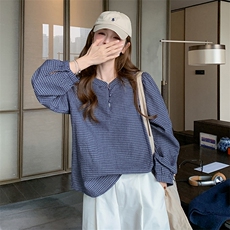 复古格纹衬衫马甲套装女2025春季新款韩系氛围感穿搭阔腿裤三件套，女装套装/套裙，2C201