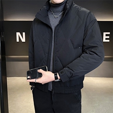 标50绒店主风冬季男士立领短款羽绒服保暖外套B338-68528-P185，男装羽绒服，电商B338