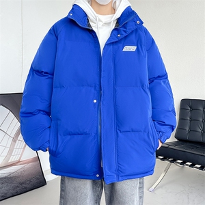 冬季立领男士棉服加厚字母棉衣休闲潮流棉袄青年A266-P04-P65图片