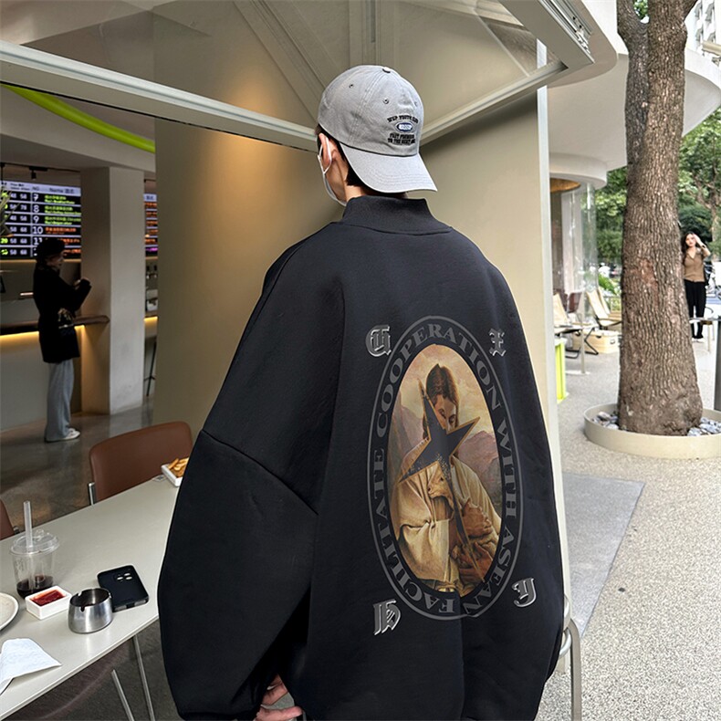 男装加绒加厚高领卫衣B239-G52-P48,男装卫衣,星座514-2(原B239)