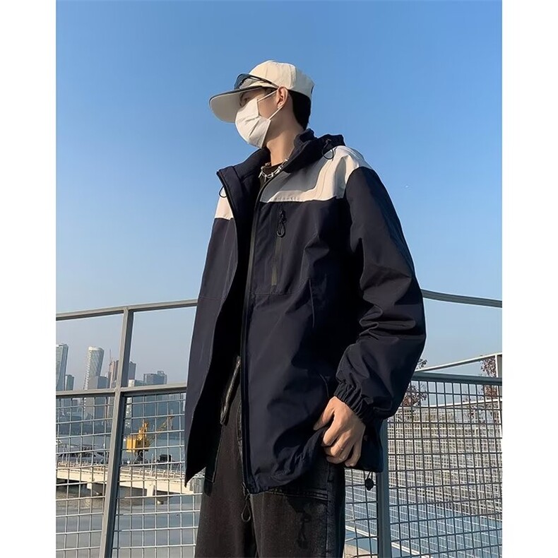 户外三合一冲锋衣外套男秋季加厚防水可拆卸男生冬款M6102-P100,女装短外套,星座1109-3