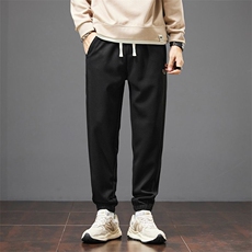 2025华夫格松紧腰卫裤男士早秋款弹力休闲运动裤子男LK2215-p42，男装休闲裤，星座224-1