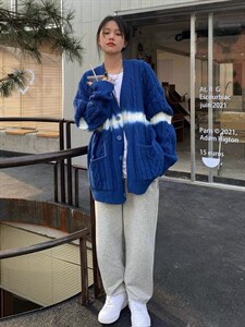渐变大开衫图片