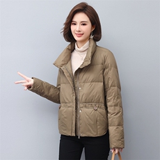2022新款时尚保暖羽绒服修身显瘦短款外套，女装羽绒服，依恋蒂丝