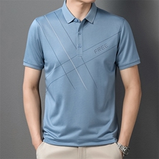 AD9127钱塘2020-3夏季男翻领休闲短袖T恤精品P53，男装T恤，钱塘207-3