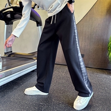 B340K025P6898店主风小伙风痞帅水洗条纹休闲裤卫裤，男装休闲裤，电商B340