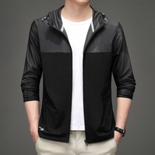 2023新款防晒衣男中青年男士防晒衣户外运动薄款透气上衣男装外套，男装夹克，电商B212（原钱塘6029）