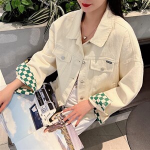 春季牛仔小外套图片