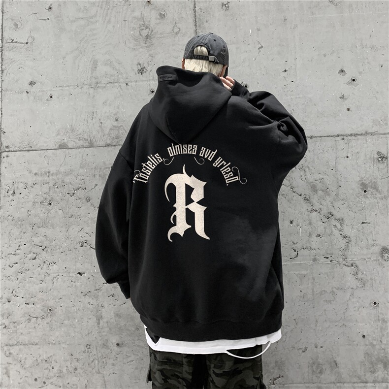 供抖音丶重磅高品棉350克排扣连帽R卫衣LW6073-特p58控78,男装卫衣,星座508（原C305）