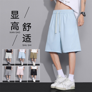 短裤男夏季薄款运动中裤美式休闲篮球裤子 A436-583-P30图片