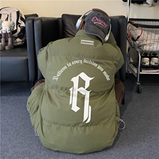 抖音品质美式潮流字母印花高街INS宽松棉服JK23544特批65控108，男装棉衣，星座605(原A050)