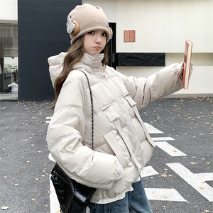 短款羽绒服女款冬季新款韩系小个子宽松外套