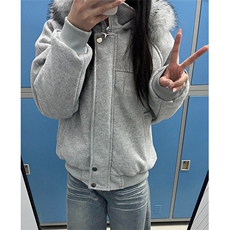 百搭氛围感灰色连帽毛领棉衣冬日保暖新款拼接外套M7886，男装棉衣，星座1116A（原606A-3）