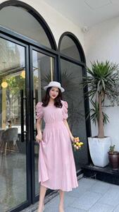 2021夏装新款修身气质女人味连衣裙,女装连衣裙,晗菲曼琪