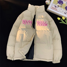 地毯23冬季时尚百搭立领加厚棉服外套MY62063P85控118，男装棉衣，电商A268