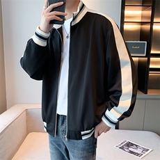 秋季时尚休闲拼色棒球服潮牌潮流运动服男士学生夹克外套JK7359，男装夹克，星座1116A-2（原606A-1）