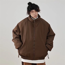 加绒加厚冬男立领棉衣灯芯绒保暖棉袄面包服外套MY9050P75，男装棉衣，星座1013-1