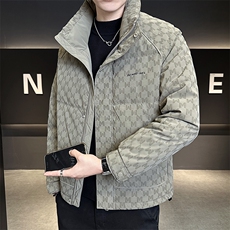 标50绒2025冬季跑量新款男士立领时尚潮流白鸭绒羽绒服夹克，男装夹克，电商A225