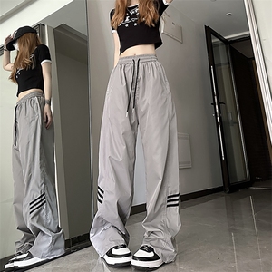 B221 美式ins街头hiphop休闲情侣宽松运动裤子 LK23117-P60 控78图片