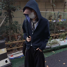 抖音得物高品质二开26春季美式潮牌两面穿连帽卫衣开衫男女外套，女装短外套，电商A443