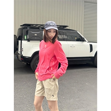 网图原版高品防嗮UP70+明线撞色口袋长袖T恤男女A734-P48，男装T恤，星座1505