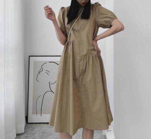 现货。不规则衬衫连衣裙，女装衬衫，伊媚儿