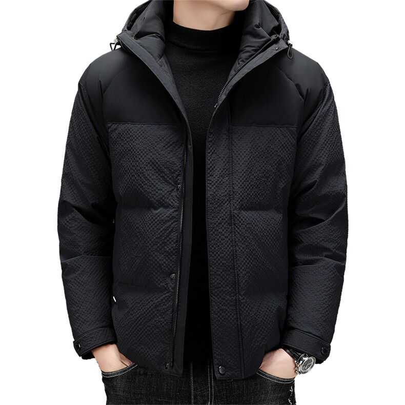 BZC2391钱塘2020-2时尚休闲简约冬季厚款中年男士羽绒服P240,男装羽绒服,钱塘207-2