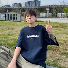 纯棉短袖t恤男2025夏季新款宽松潮牌百搭印花五半分袖大码上，男装T恤，星座218-1（原230）