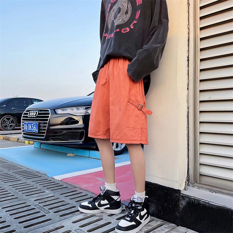 男春季休闲裤工装短五分裤G535P28图片