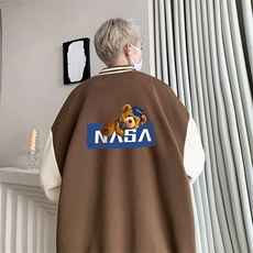 摇粒绒棒球服男大码开衫卫衣男夹克BF86247-P65，男装夹克，电商A040