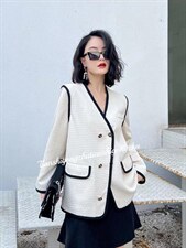 提花包边外套，其它，天使公主