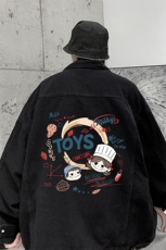 牛仔夹克男大码牛仔外套男茄克NJ77385-P60，男装工装外套，电商A040