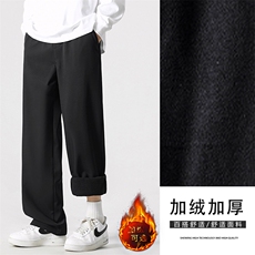 男士休闲长裤新款运动宽松男生重磅加绒加厚卫裤子JR1228-特批-30，男装休闲裤，星座718-1