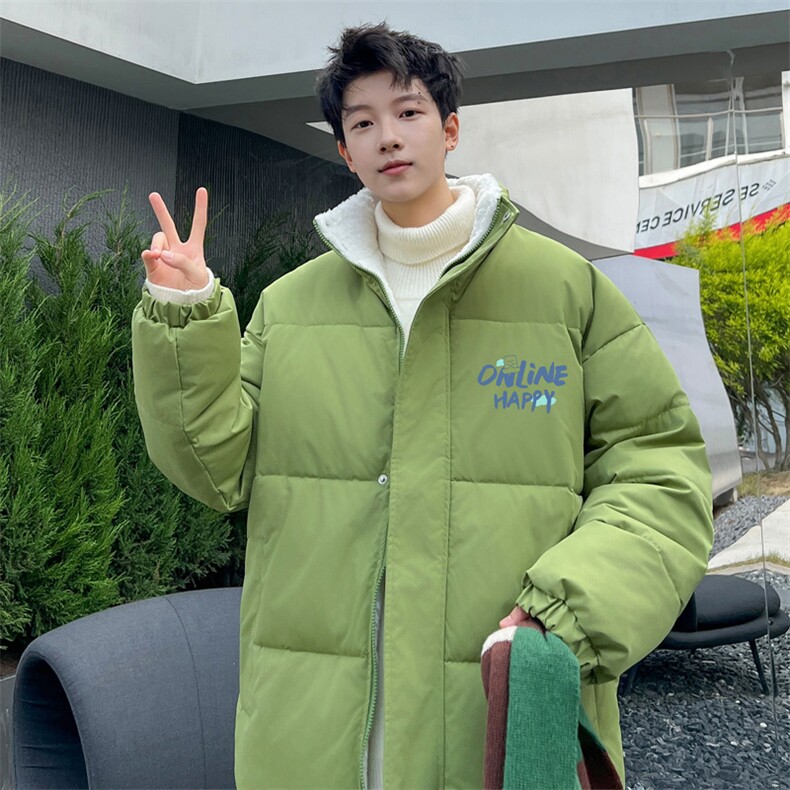 ！2025冬季新款男士立领棉衣羊羔毛加绒加厚棉服外套MY116P70,男装棉衣,电商B220
